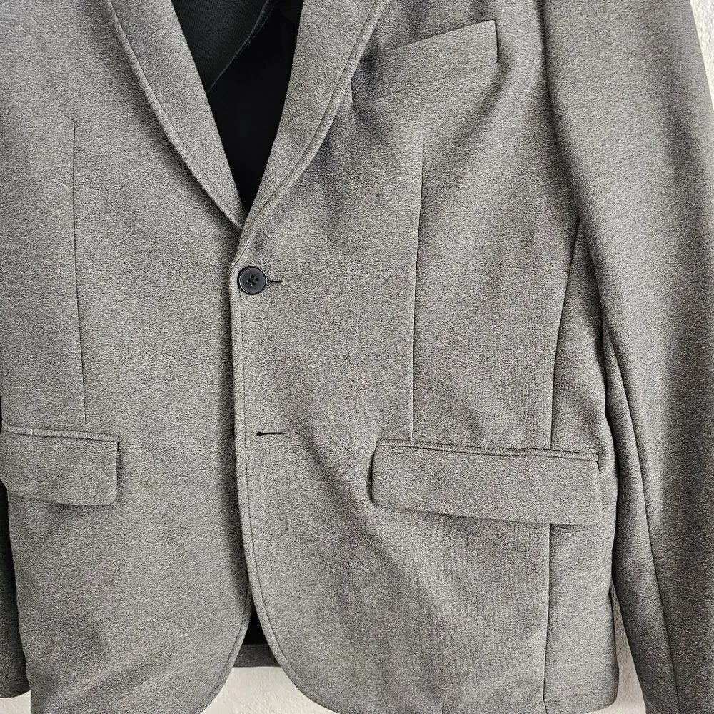 Kenneth Cole Blazer Jacket Sport Coat Men's S Heather Grey Two Button Dresswear